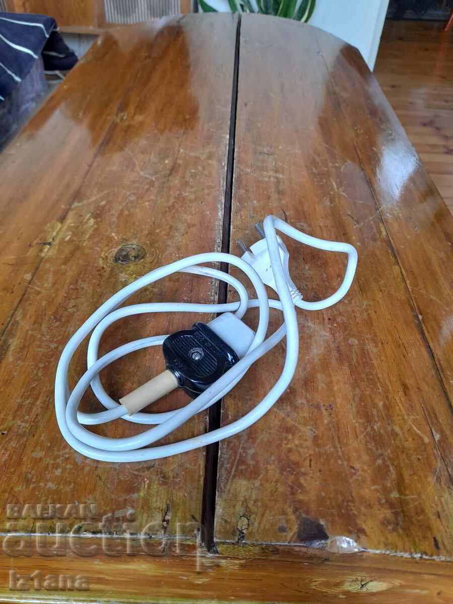 Cablu de alimentare vechi, cablu de conectare, ștecher