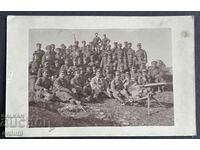 4063 Regatul Bulgariei soldați ofițeri mitralieră grea PSV