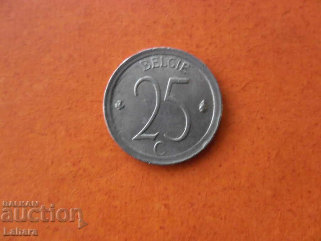 25 cents 1974 Belgium with price 0.90 BGN | € 0.46