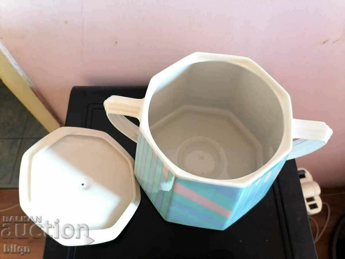 Beautiful Large Porcelain Old German Dish - 6 Beautiful Large Porcelain Old German Dish - 6