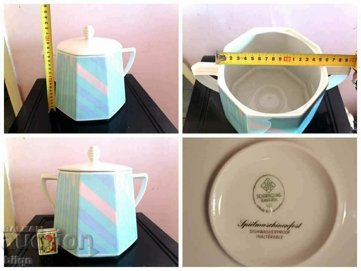 Beautiful Large Porcelain Old German Dish - 7 Beautiful Large Porcelain Old German Dish - 7