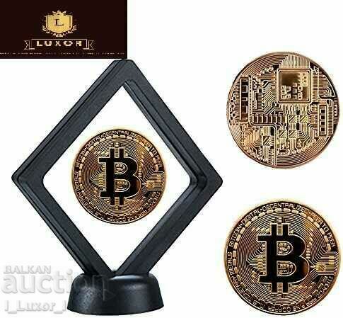 Figurină modernă Bitcoin | Moneda Bitcoin