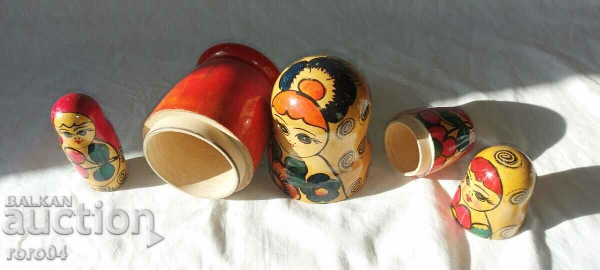 Auction MATRYOSHKI - 3 NUMBERS - USSR Auction MATRYOSHKI - 3 NUMBERS - USSR