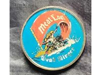 Metal retro badge - Meat Loaf