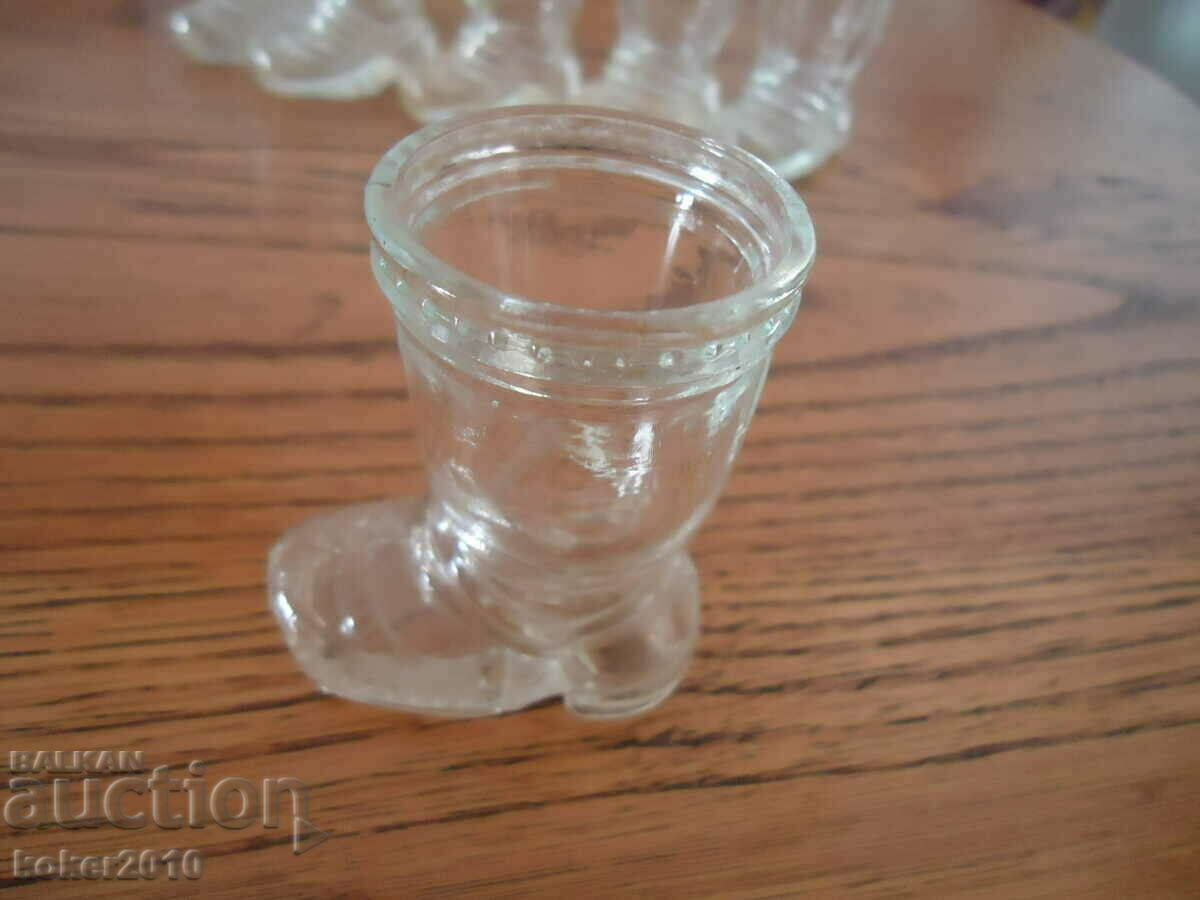 Παλιά γερμανικά ποτήρια-μποτάκια απεριτίφ 6 τεμ. - 7 Παλιά γερμανικά ποτήρια-μποτάκια απεριτίφ 6 τεμ. - 7