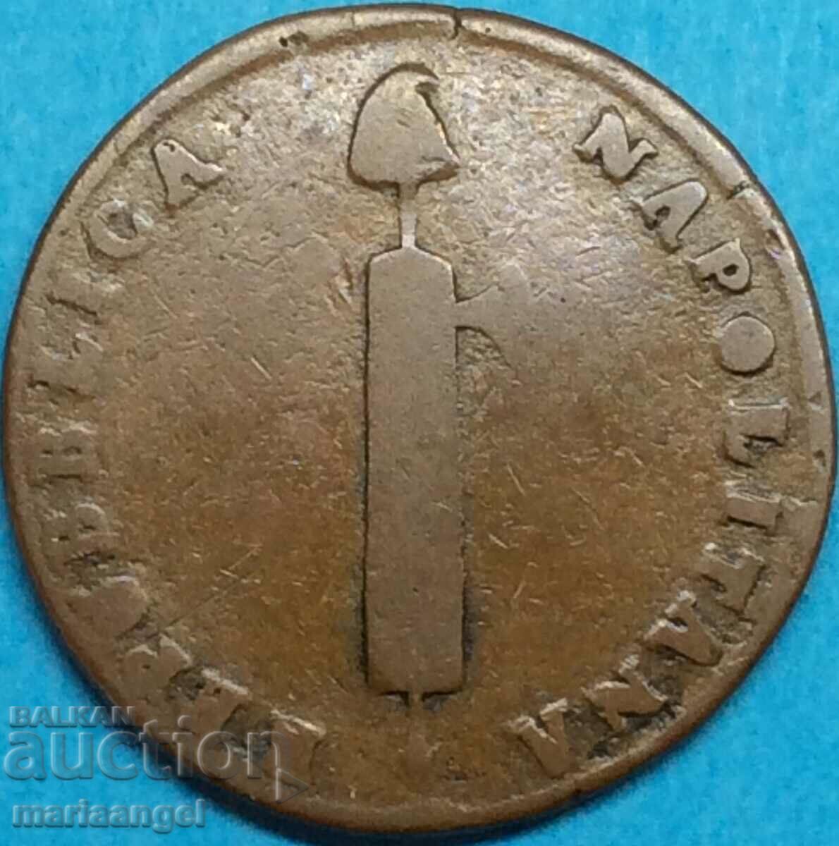 Napoli 6 tornesi 1799 Italia 34mm 16.52g rare