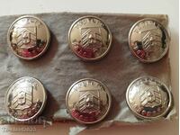 Old metal buttons - Police Belgium