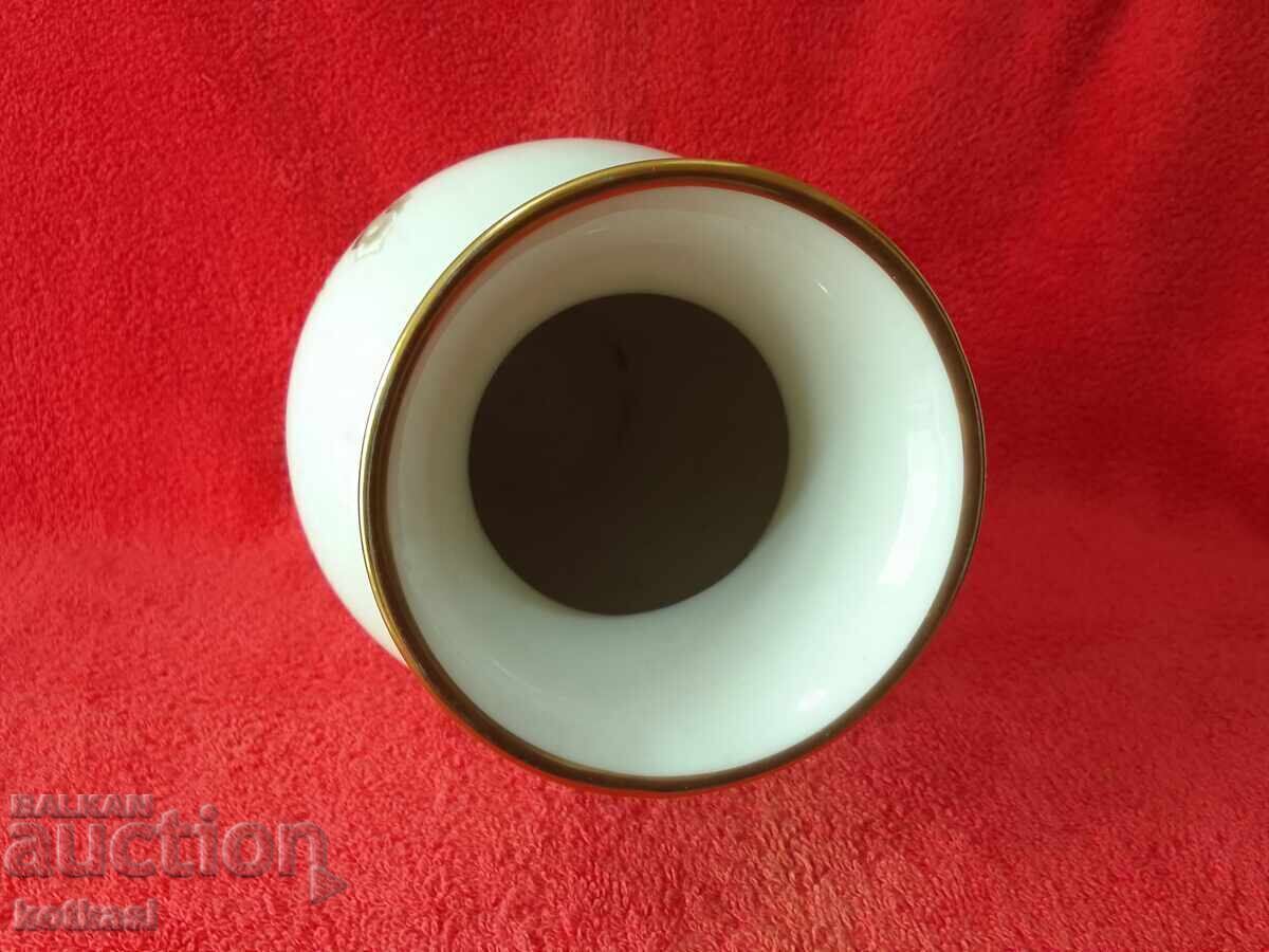 Παλαιό πορσελάνινο βάζο Lindner χρυσές ζάντες Γερμανίας - 5 Παλαιό πορσελάνινο βάζο Lindner χρυσές ζάντες Γερμανίας - 5