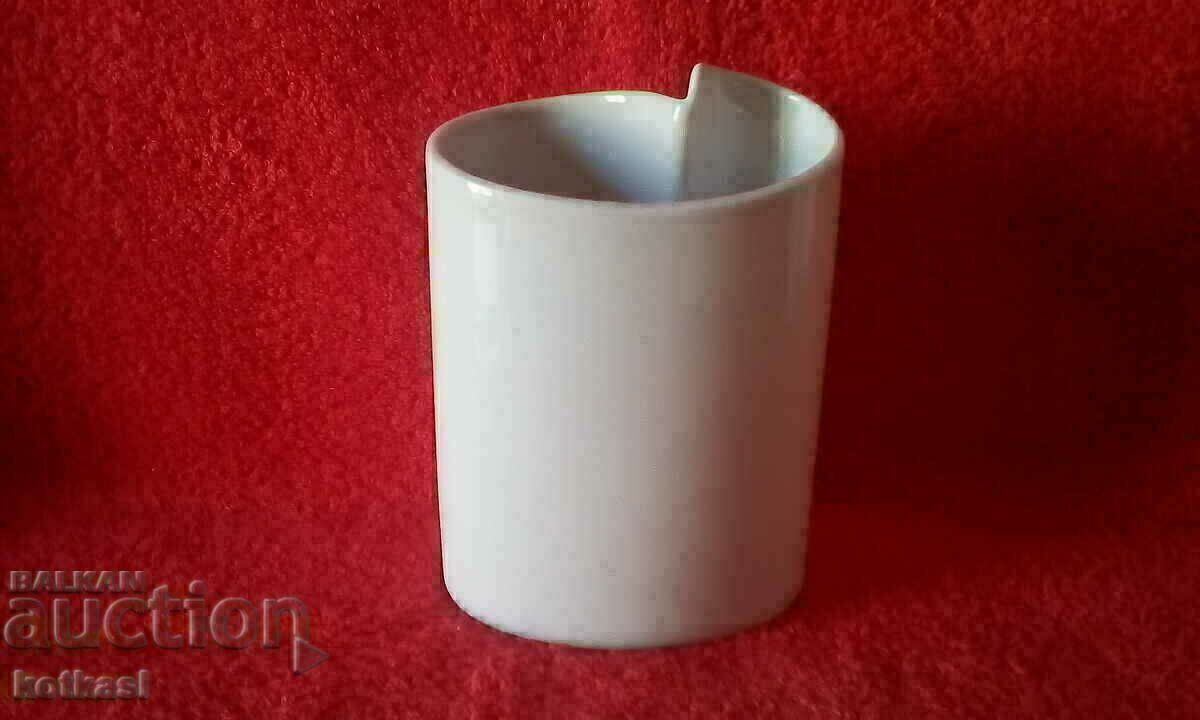 Old white porcelain vase Bareuther Germany