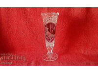 Bohemia solid crystal vase