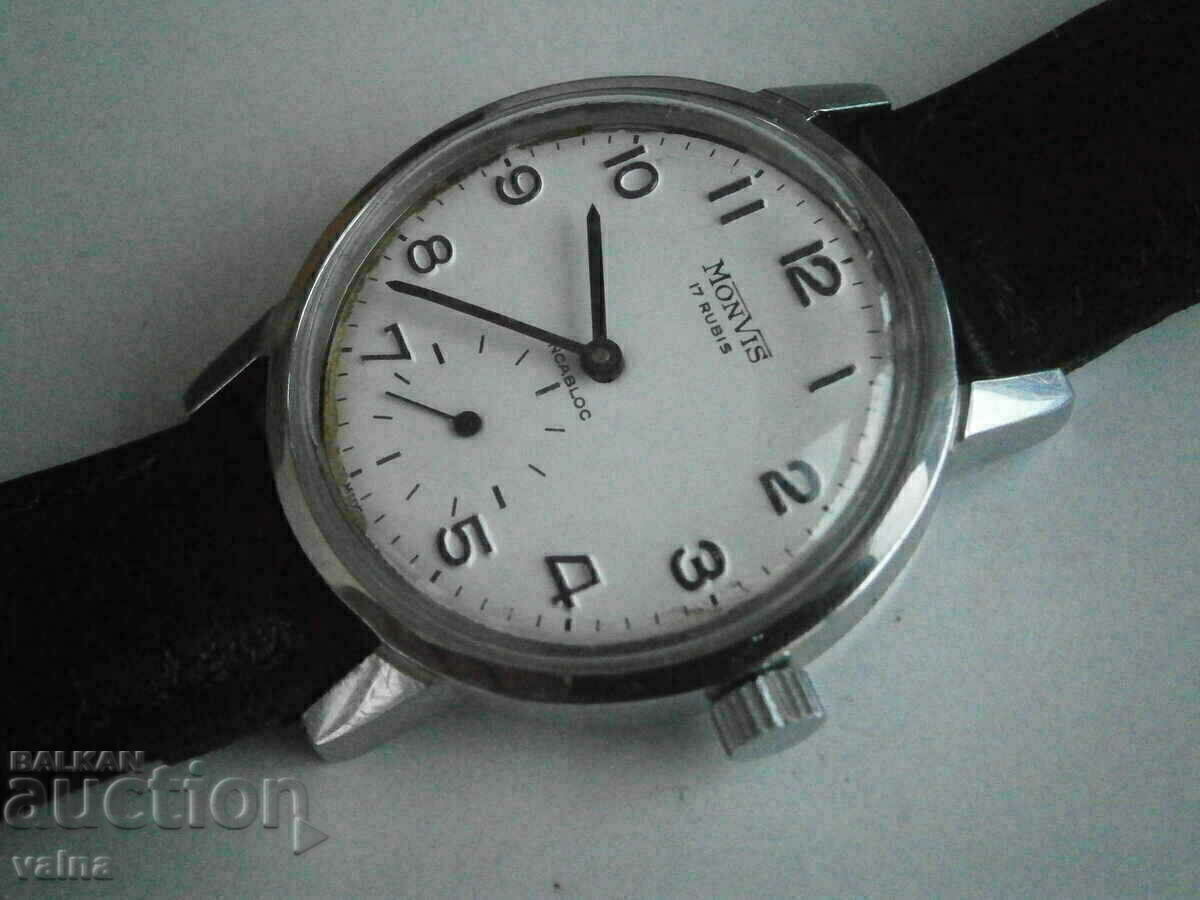 MONVIS, 17 rubies, UT 6325, Wehrmachtswerk! TOP! with price € 69.02 | 134.99 BGN
