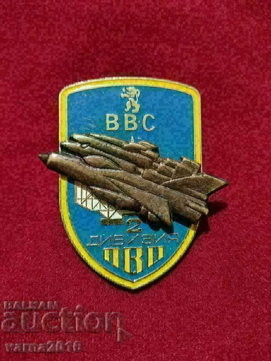 INSIGNIA CEI DIVIZIUNEI A 2-A AERIENE SI AERIENE A BNA INSIGNIA CEI DIVIZIUNEI A 2-A AERIENE SI AERIENE A BNA