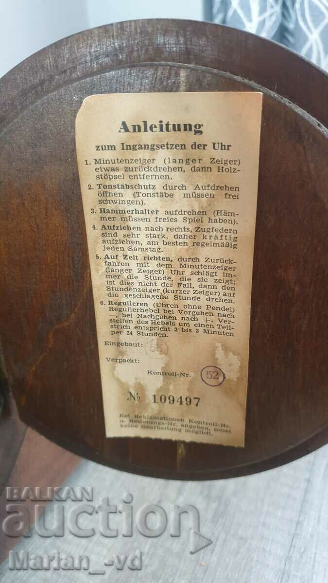 Μηχανικό ρολόι κορμού Suevia Sindelfingen - 5 Μηχανικό ρολόι κορμού Suevia Sindelfingen - 5