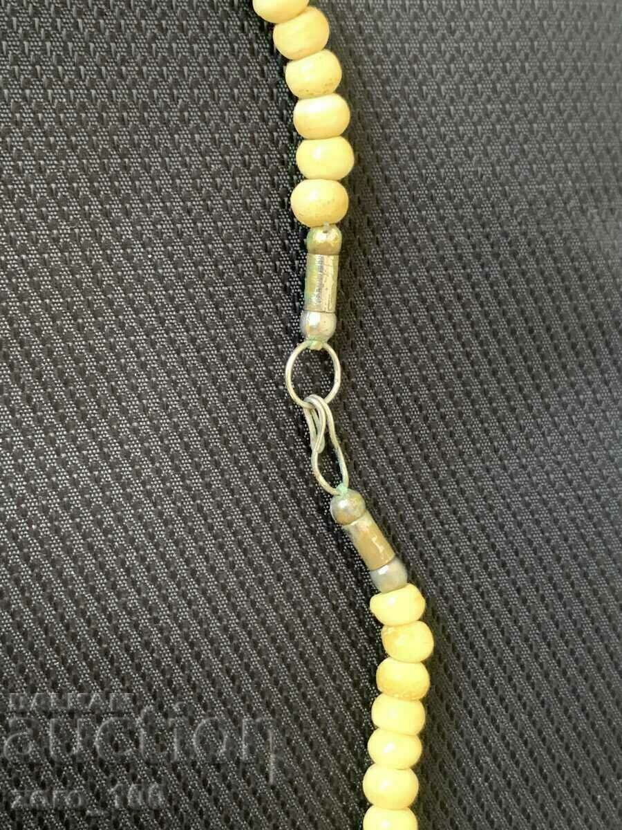 Necklace, good imitation ivory - 7 Necklace, good imitation ivory - 7