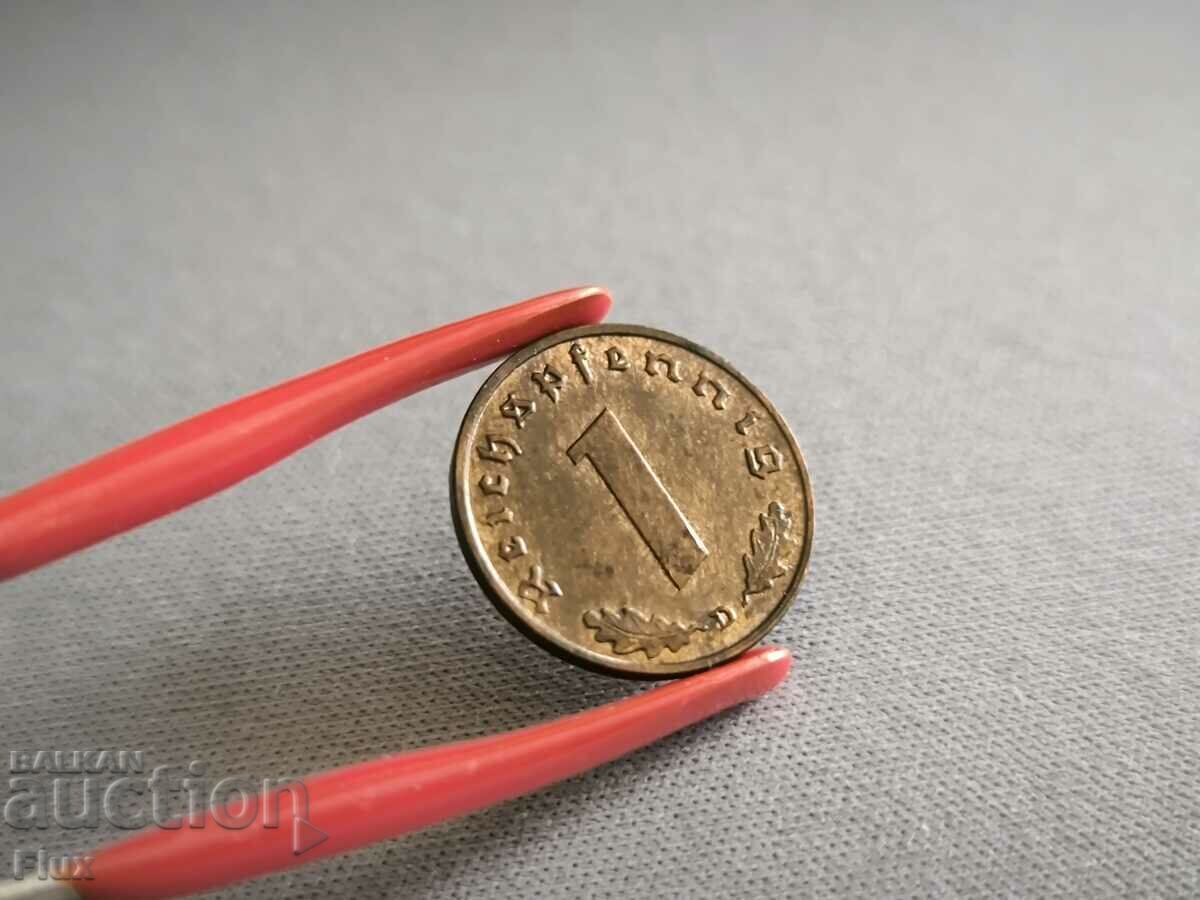 Coin - Third Reich - Germany - 1 Pfennig | 1939; Series D with price 7.50 BGN | € 3.83 Coin - Third Reich - Germany - 1 Pfennig | 1939; Series D with price 7.50 BGN | € 3.83