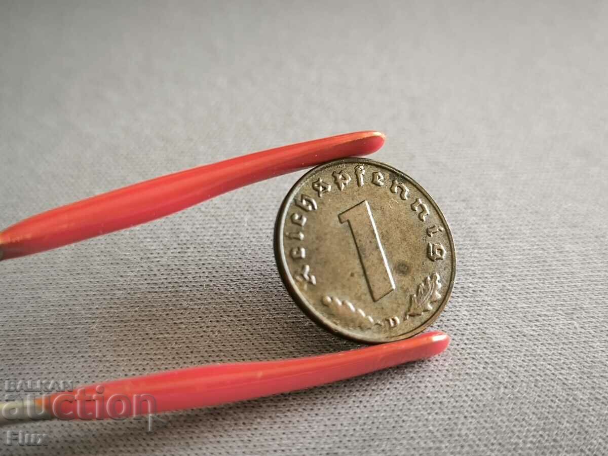 Coin - Third Reich - Germany - 1 Pfennig | 1939; Series D with price 7.60 BGN | € 3.89 Coin - Third Reich - Germany - 1 Pfennig | 1939; Series D with price 7.60 BGN | € 3.89