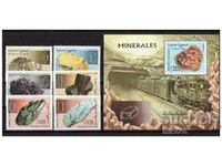 WESTERN SAHARA 1998 Minerals series και bl.