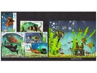 CUBA 2015 Aquarium fish pure series and block