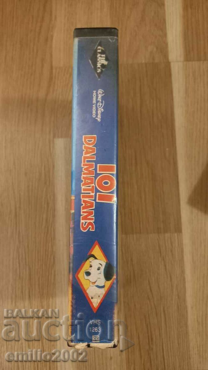 Casetă video de animație 101 dalmați cu preț € 3.00 | 5.87 BGN
