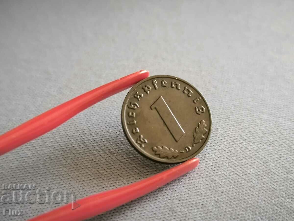 Coin - Third Reich - Germany - 1 Pfennig | 1939; Series D with price 7.60 BGN | € 3.89 Coin - Third Reich - Germany - 1 Pfennig | 1939; Series D with price 7.60 BGN | € 3.89