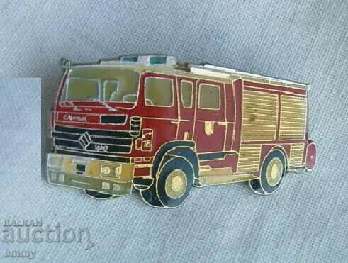 Badge car truck car fire department