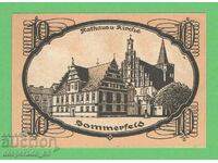 (¯`'•.¸NOTGELD (city Sommerfeld) 1920 UNC -10 pfennig¸.•'´¯)