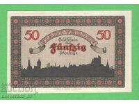 (¯`'•.¸NOTGELD (πόλη του Βέρντεν) 1920 UNC -50 pfennig¸.•'´¯)