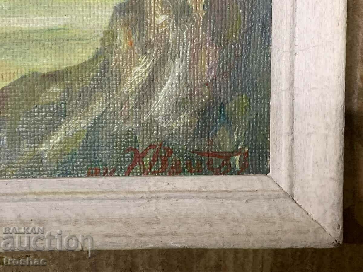 Παράδοση Ελαιογραφία 53,5 cm x 38,5 cm ελαιογραφία