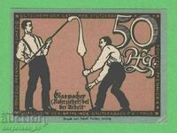 (¯`'•.¸NOTGELD (гр. Stützerbach) 1921 UNC-  -50 пфенига '´¯)