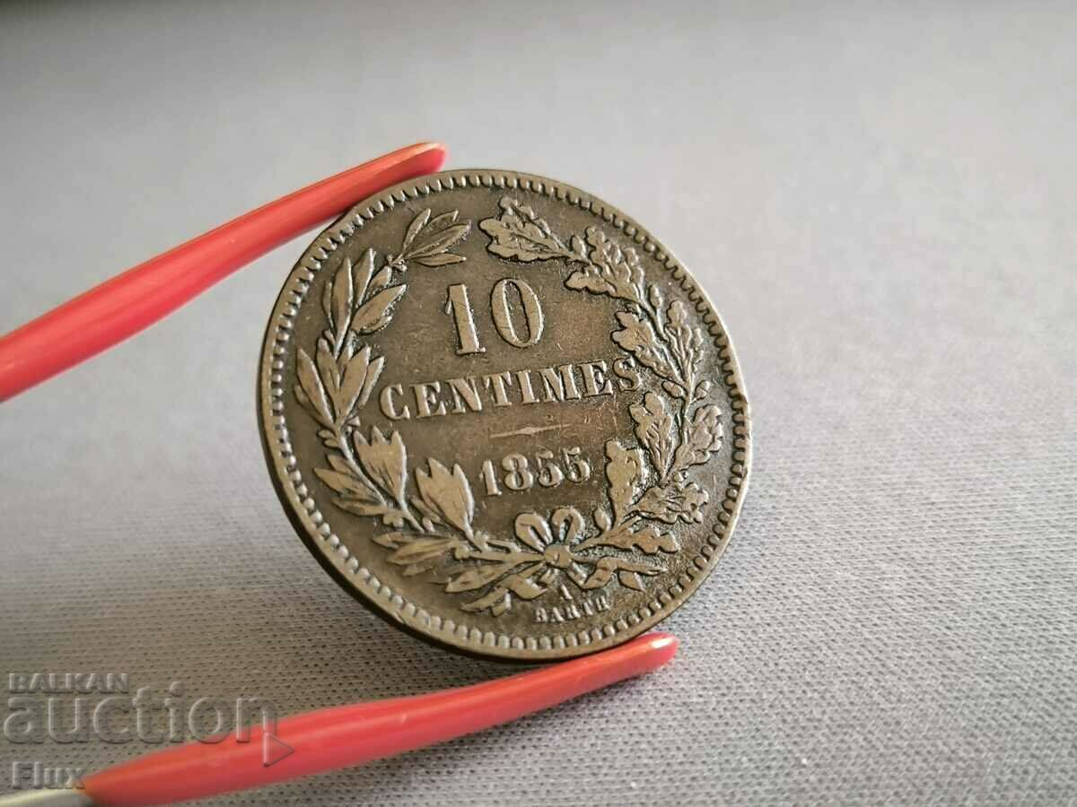 Auction Coin - Luxembourg - 10 centimes | 1855 Auction Coin - Luxembourg - 10 centimes | 1855