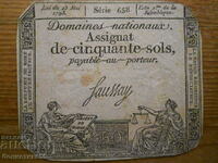 50 sou 1793 - France ( F)