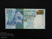 HONG KONG $20 2010 NEW UNC