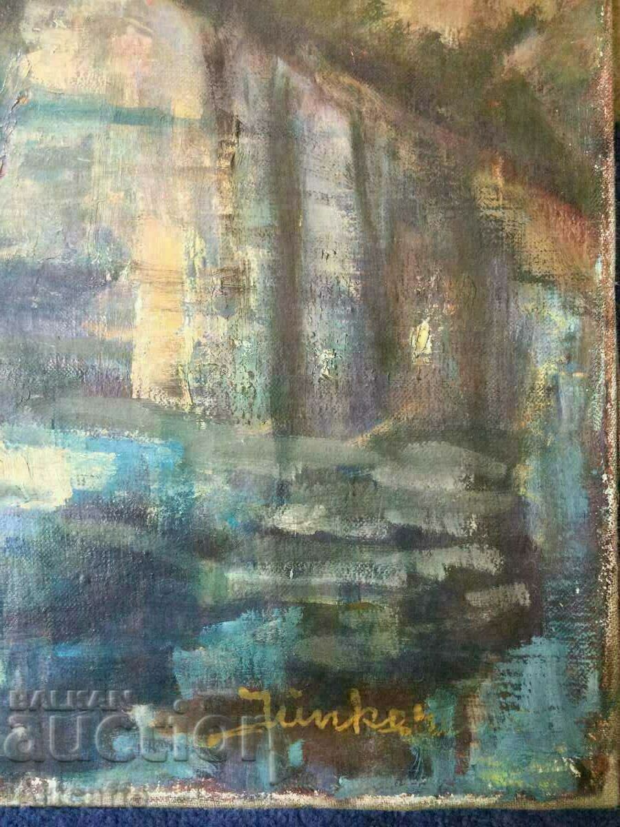 Auction  Large oil painting