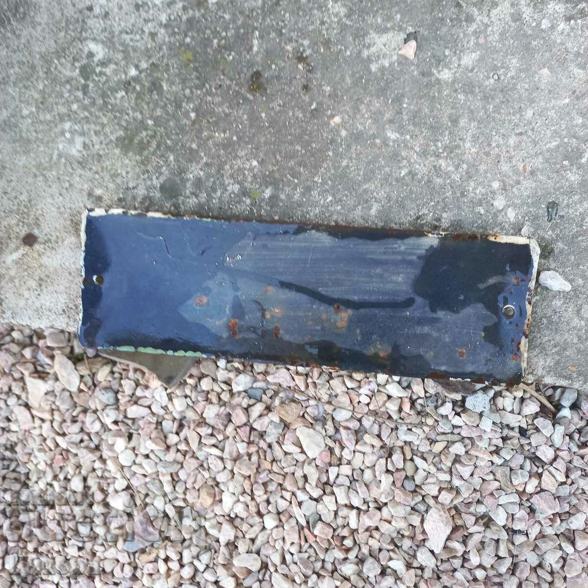 Auction ENAMEL SIGN MODEL HOUSE Auction ENAMEL SIGN MODEL HOUSE