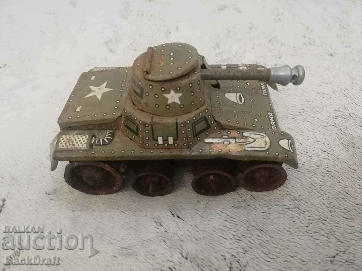 German metal tin toy Tank, GAMA TANK D.R.G.M with price 99.00 BGN | € 50.62 German metal tin toy Tank, GAMA TANK D.R.G.M with price 99.00 BGN | € 50.62
