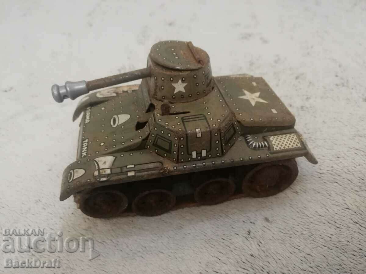 German metal tin toy Tank, GAMA TANK D.R.G.M