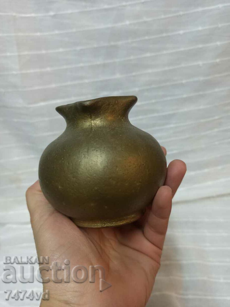 A MASSIVE QUITE SMALL BRONZE JUG with price 60.00 BGN | € 30.68
