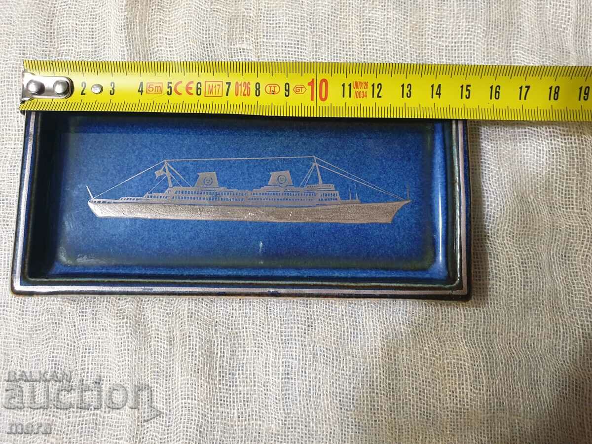 Delivery of Porcelain Souvenir Tray- Delivery of Porcelain Souvenir Tray-