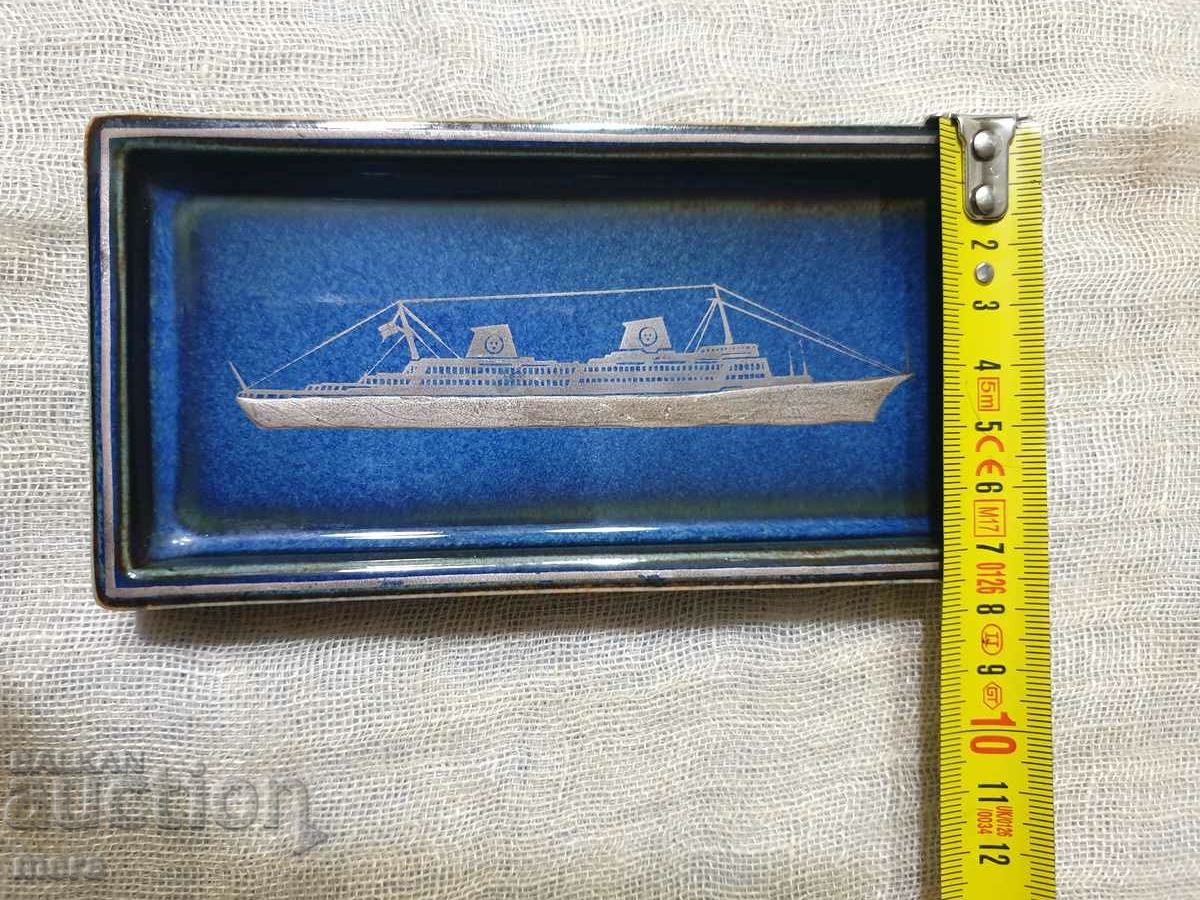 Porcelain Souvenir Tray- - 5 Porcelain Souvenir Tray- - 5