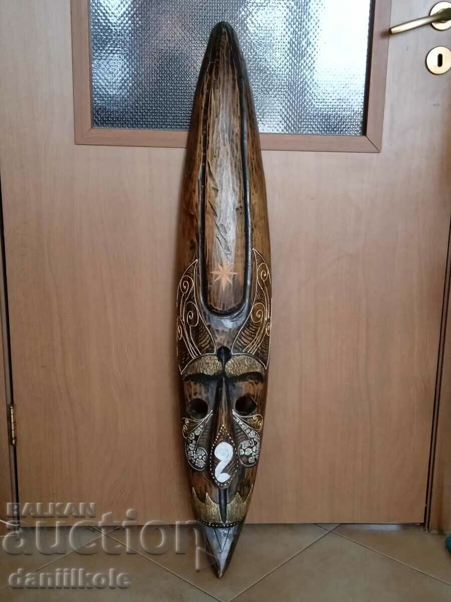 *$*Y*$* АФРИКАНСКА МАСКА 103 СМ РЪЧНА ИЗРАБОТКА *$*Y*$*