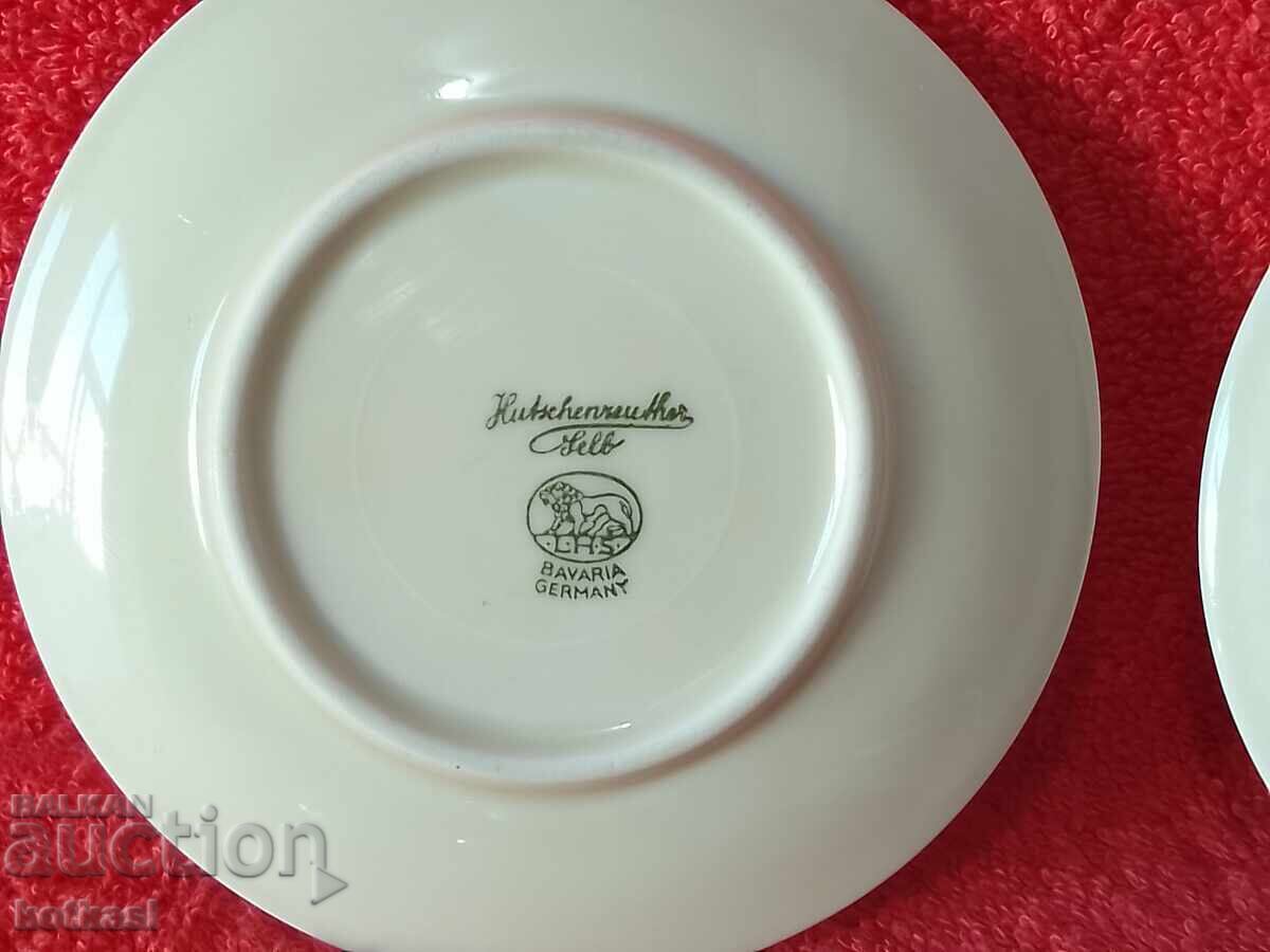 Lot of 6 small Hutschenreuther porcelain plates - 5 Lot of 6 small Hutschenreuther porcelain plates - 5