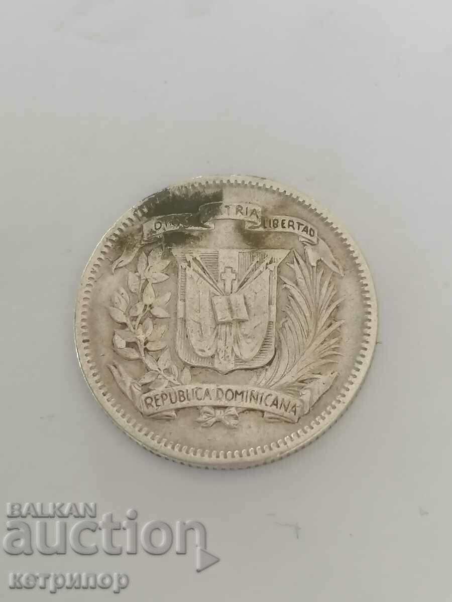 10 centavos 1951 Δομινικανή Δημοκρατία ασήμι με τιμή 14.00 BGN | € 7.16 10 centavos 1951 Δομινικανή Δημοκρατία ασήμι με τιμή 14.00 BGN | € 7.16