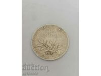 50 centimes 1912 France silver