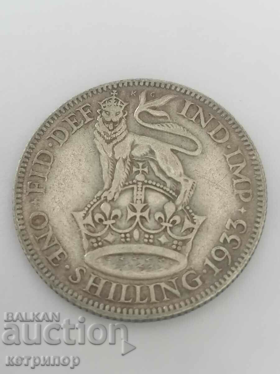 1 Shilling Great Britain 1933 Silver