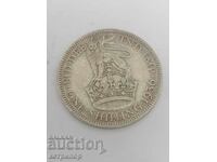 1 Shilling Marea Britanie 1936 Argint