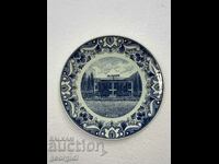 A rare collectible Dutch plate. #4932