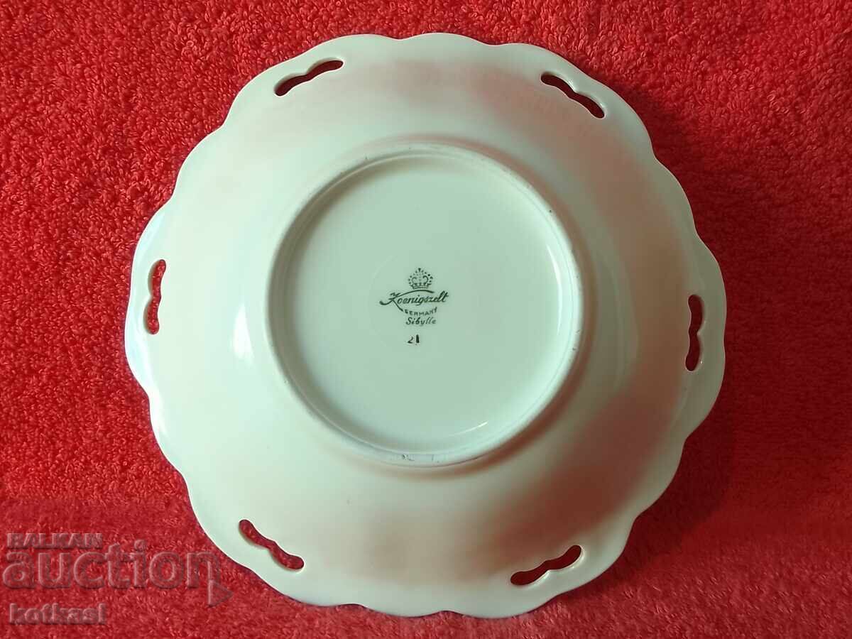 Παλιό πορσελάνινο μπολ επίχρυσο Γερμανία Koenigszelt - 6 Παλιό πορσελάνινο μπολ επίχρυσο Γερμανία Koenigszelt - 6