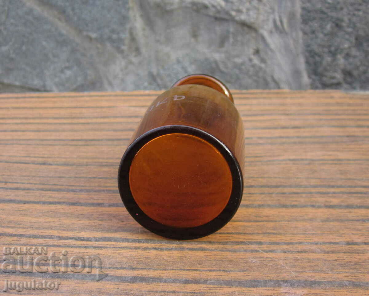 Kingdom of Bulgaria antique glass apothecary ammonia bottle - 5 Kingdom of Bulgaria antique glass apothecary ammonia bottle - 5