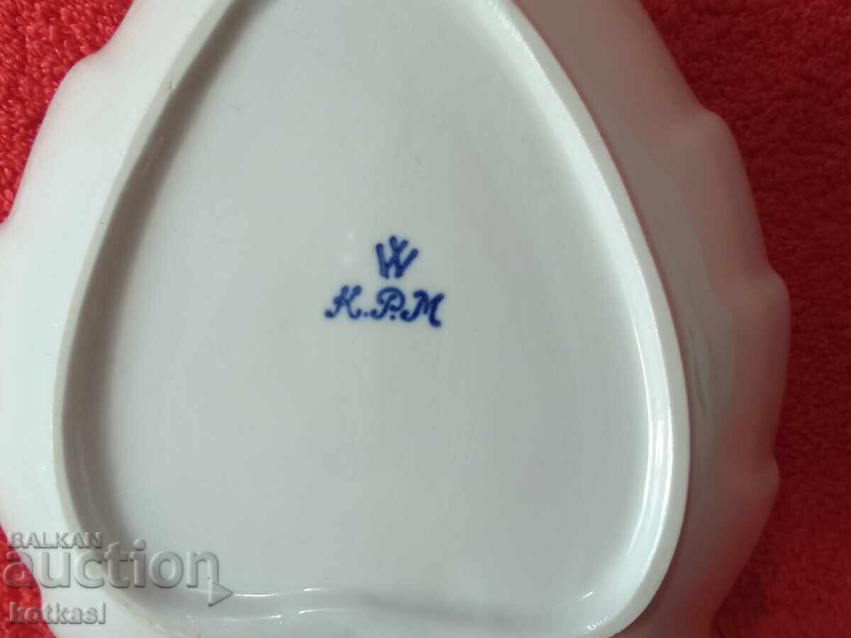 Παλιό πορσελάνινο μπολ Κ.Π.Μ. επιχρύσωση - 7 Παλιό πορσελάνινο μπολ Κ.Π.Μ. επιχρύσωση - 7