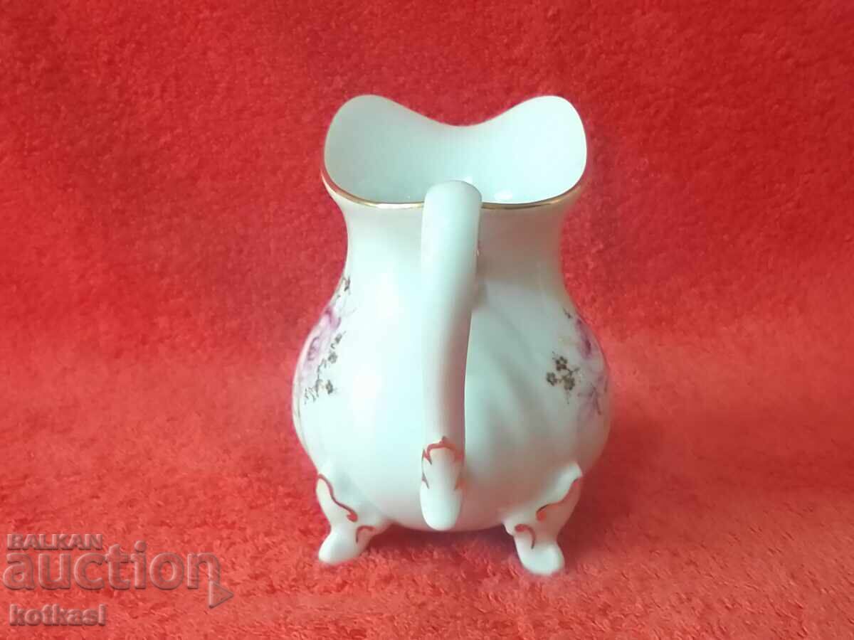 Доставка на Стар порцелан съд каничка WAIMAR позлата цветя ръчна работа Доставка на Стар порцелан съд каничка WAIMAR позлата цветя ръчна работа